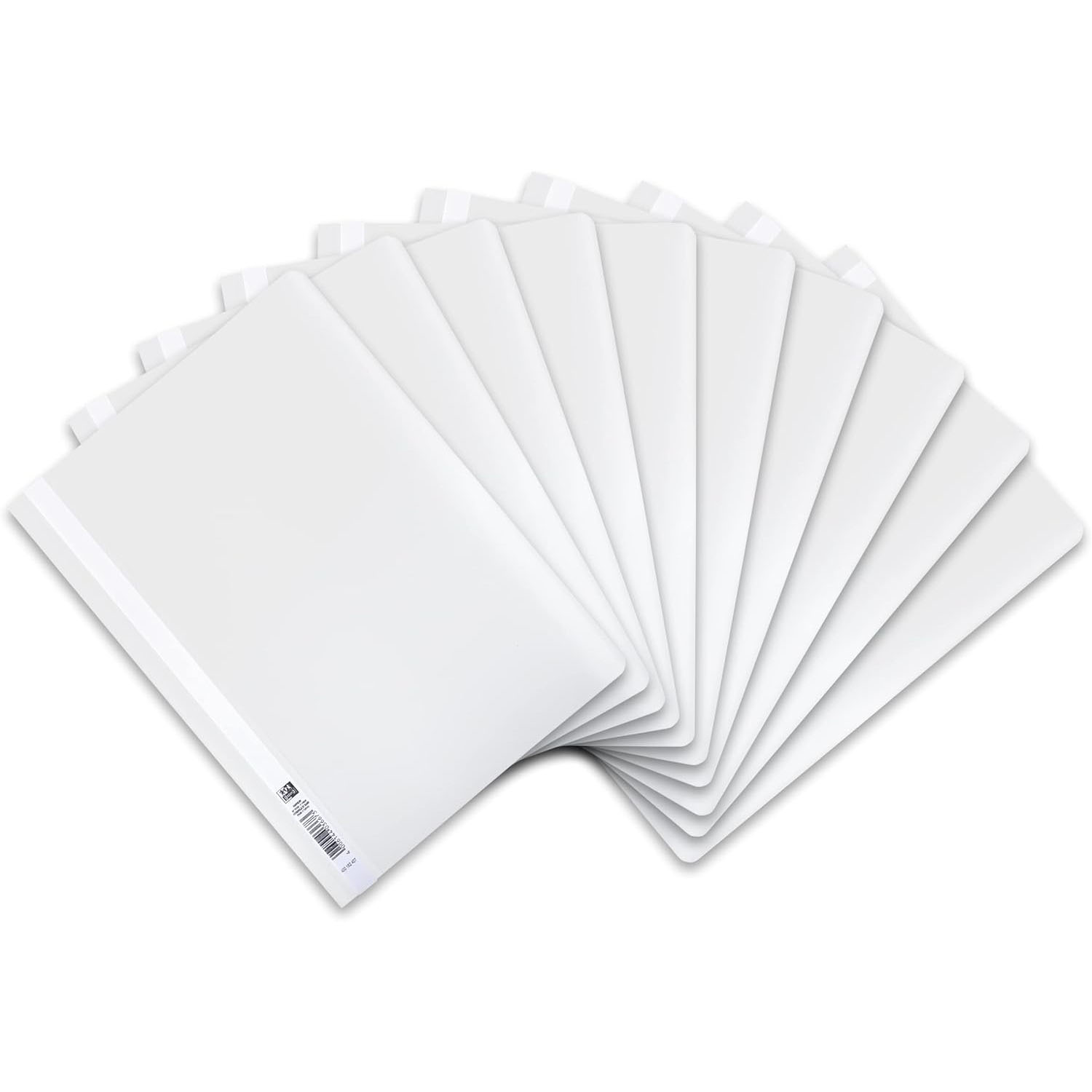10x Oxford Schnellhefter, DIN A4, PP, wei�