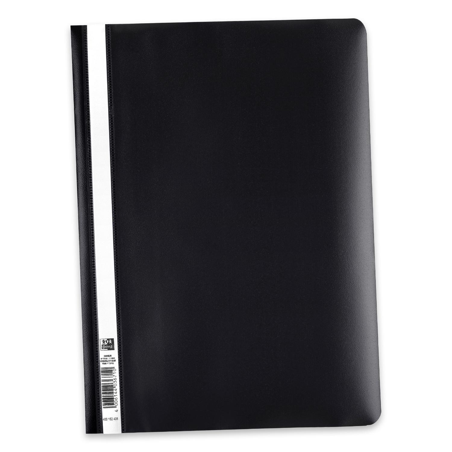 Oxford Schnellhefter, DIN A4, PP, schwarz