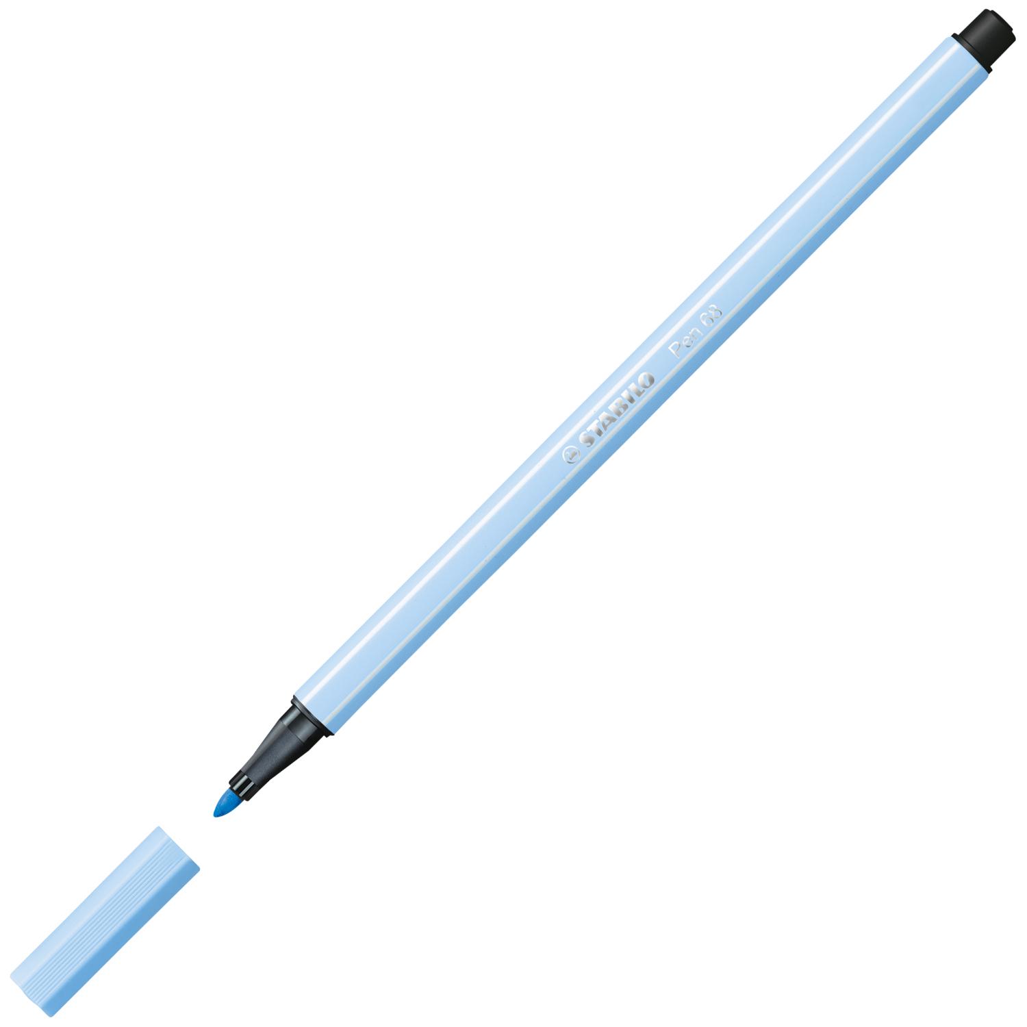 STABILO Fasermaler Pen 68, Strichstärke: 1,0 mm, kobaltb...