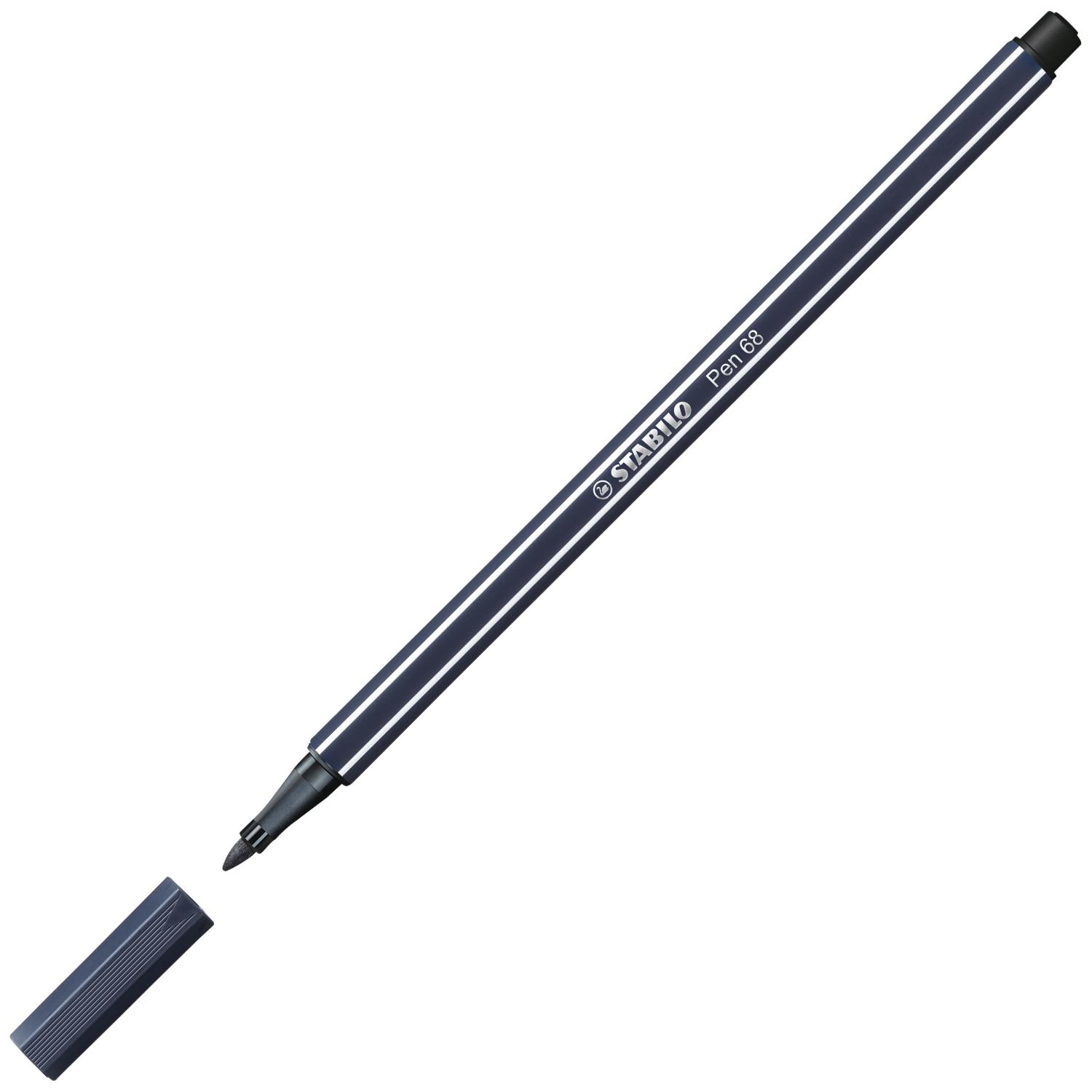 STABILO Fasermaler Pen 68, Strichstärke: 1,0 mm, paynesgrau