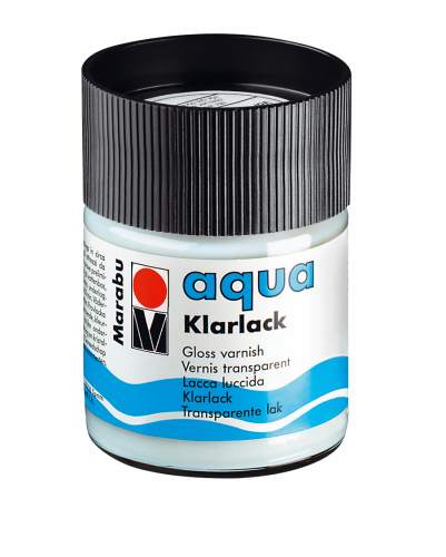 Marabu Klarlack Aqua, hochglnzend, 50 ml, im Glas