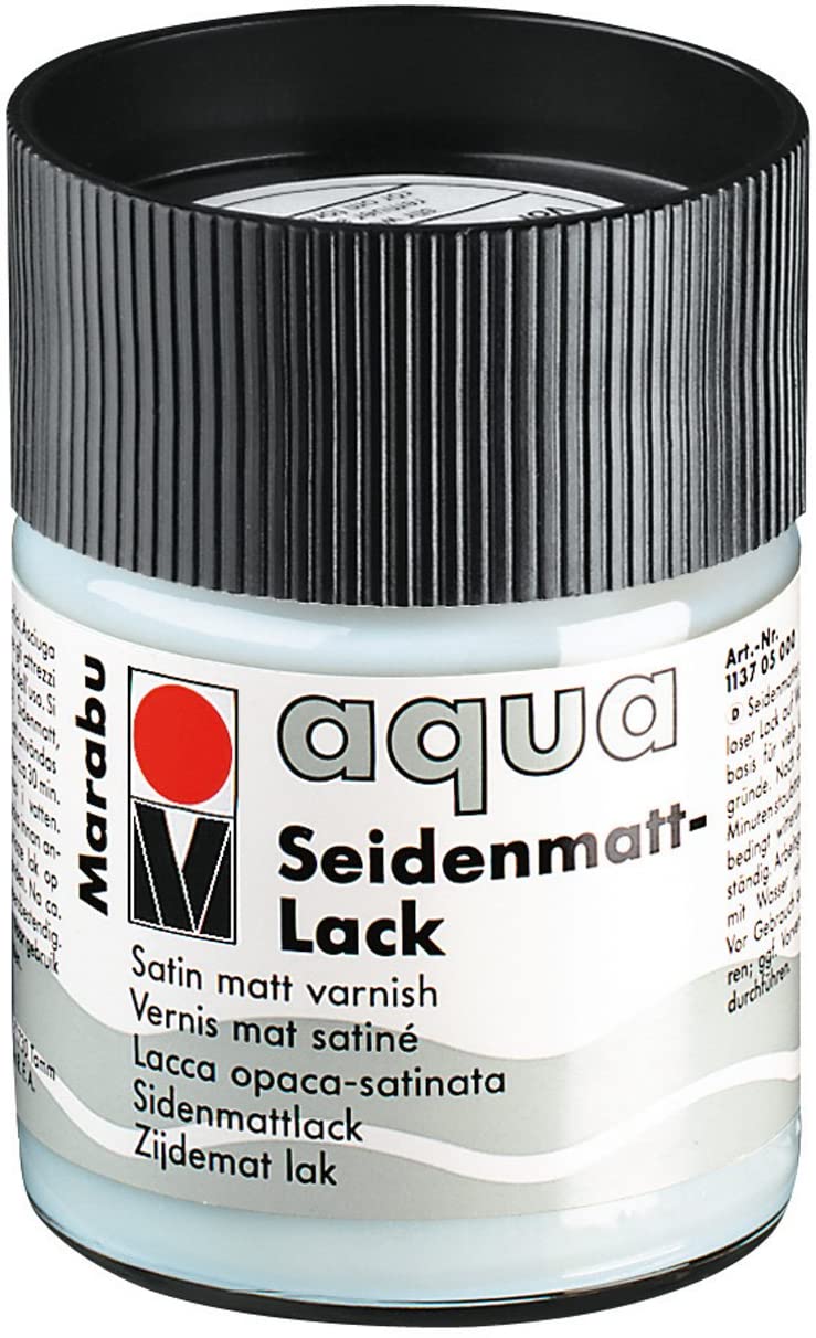 Marabu Seidenmattlack Aqua, seidenmatt, 50 ml, im Glas