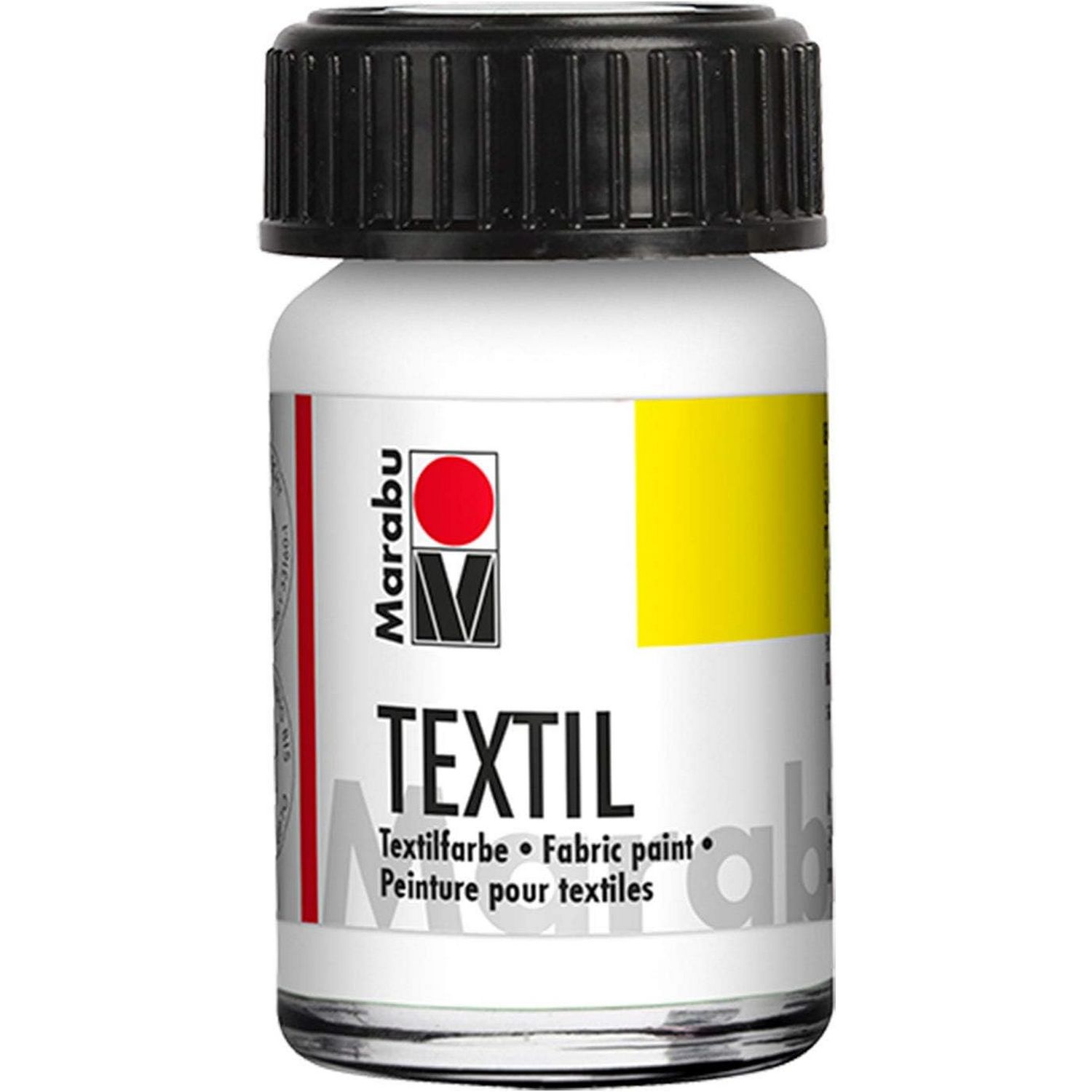 Marabu Textilfarbe "Textil", wei�, 15 ml, im Glas