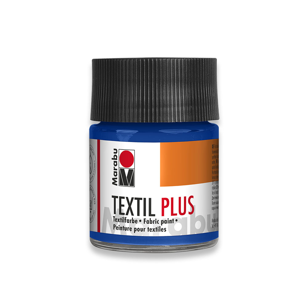 Marabu Stoffmalfarbe Textil plus, 50 ml, ultramarinblau