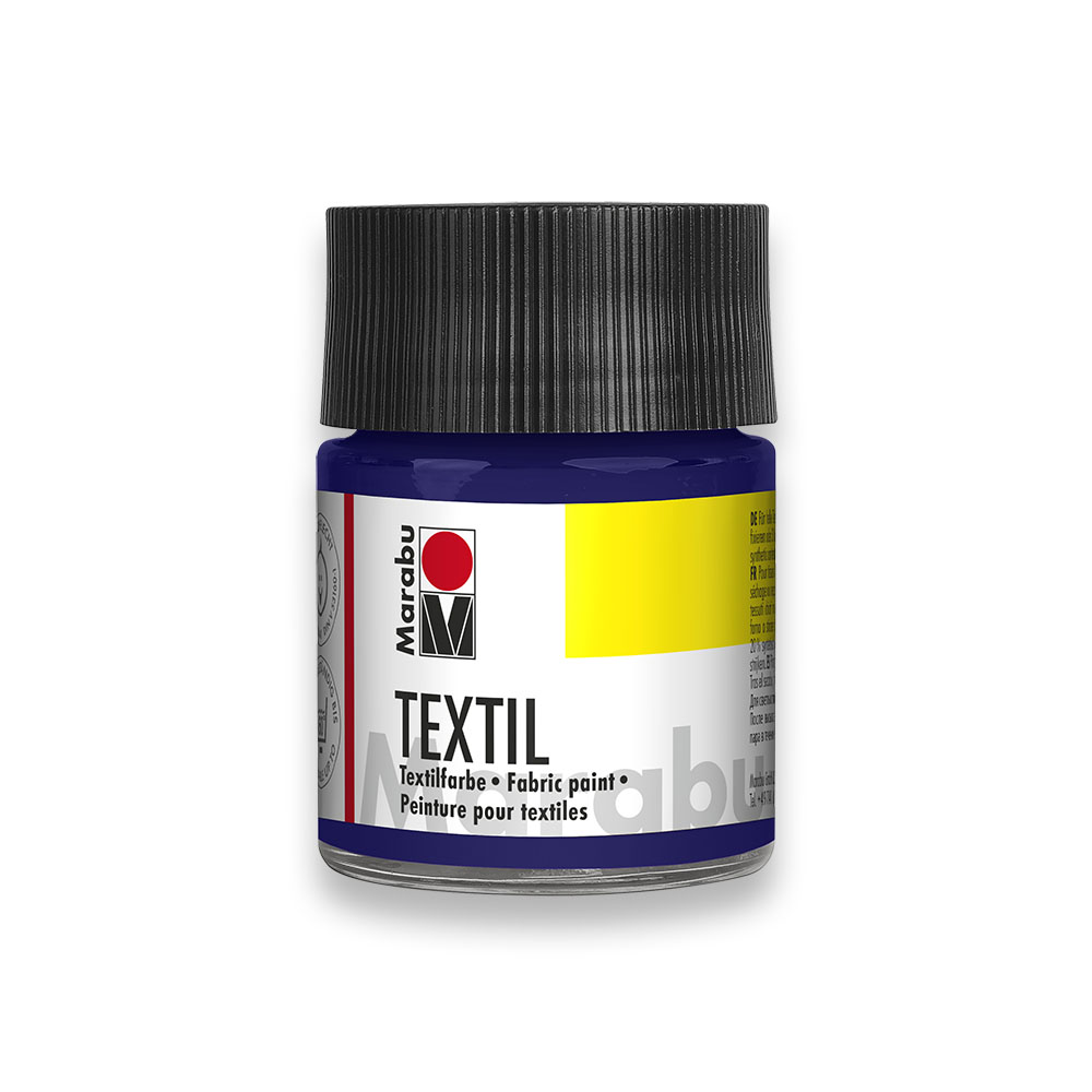 Marabu Textilfarbe "Textil", violett, 50 ml, im Glas
