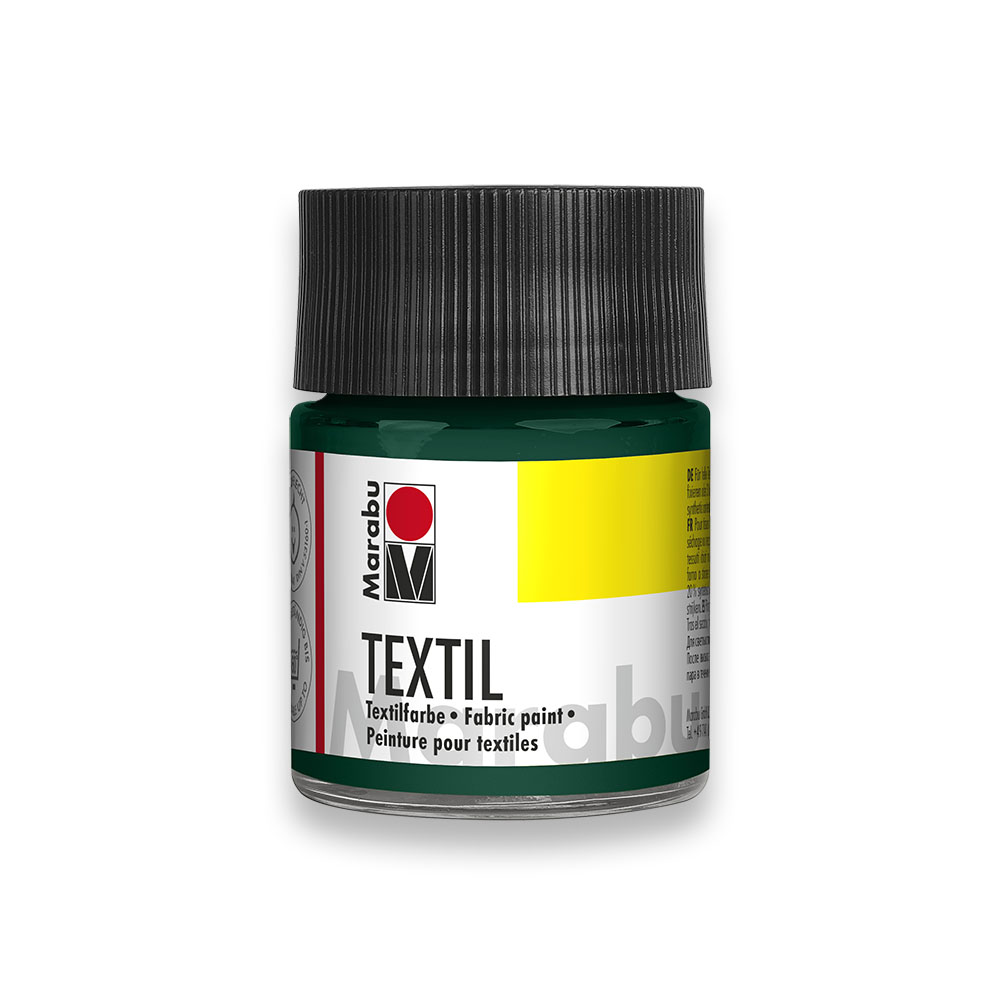 Marabu Textilfarbe "Textil", dunkelgr�n, 50 ml, im Glas