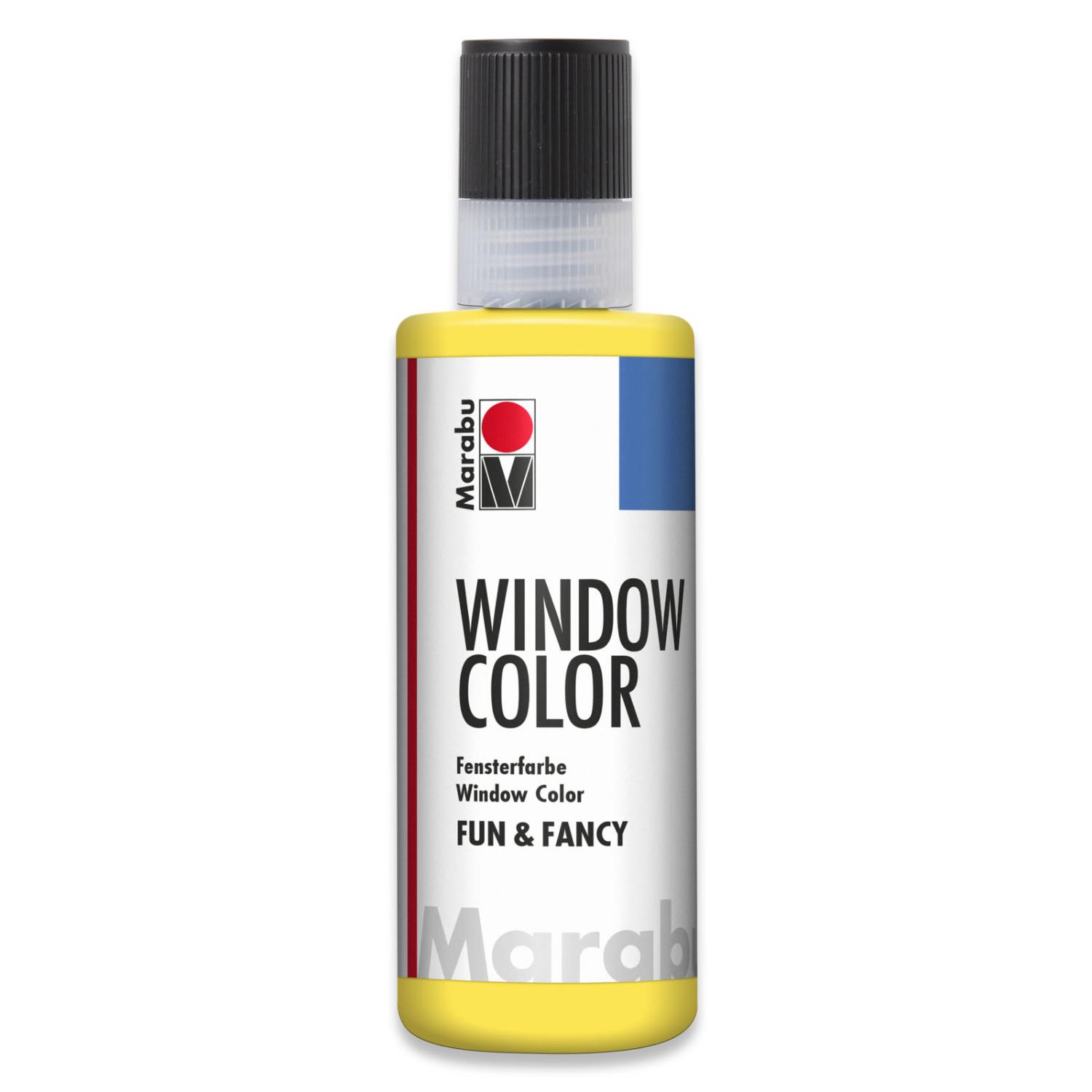 Marabu Window Color "fun & fancy", 80 ml, gelb