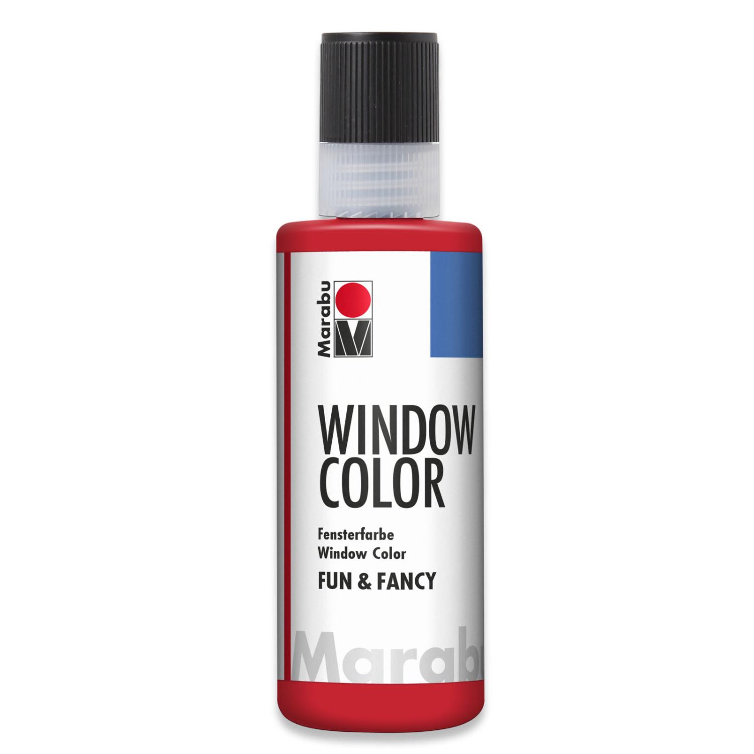 Marabu Window Color "fun & fancy", 80 ml, kirschrot