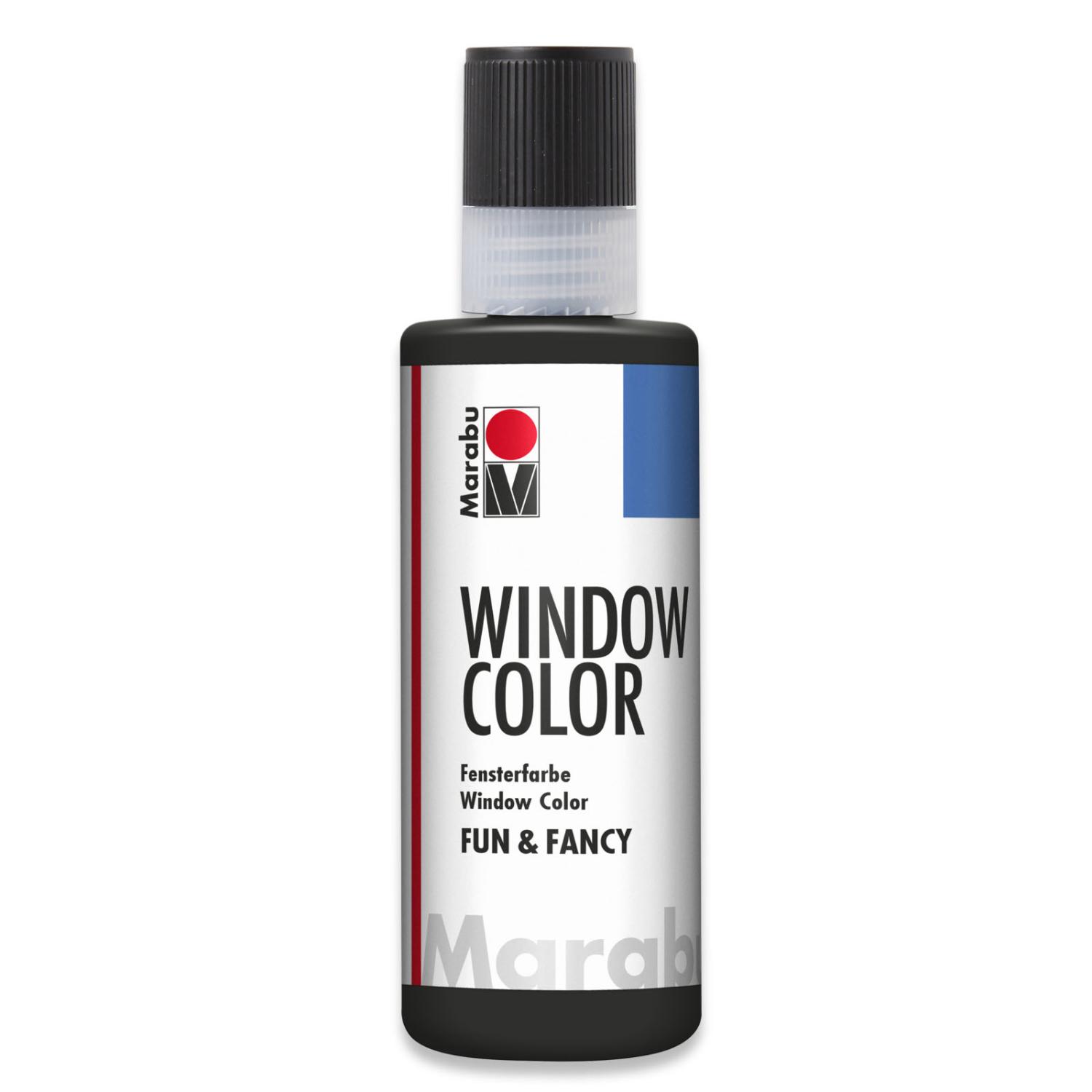 Marabu Window Color fun & fancy, 80 ml, schwarz