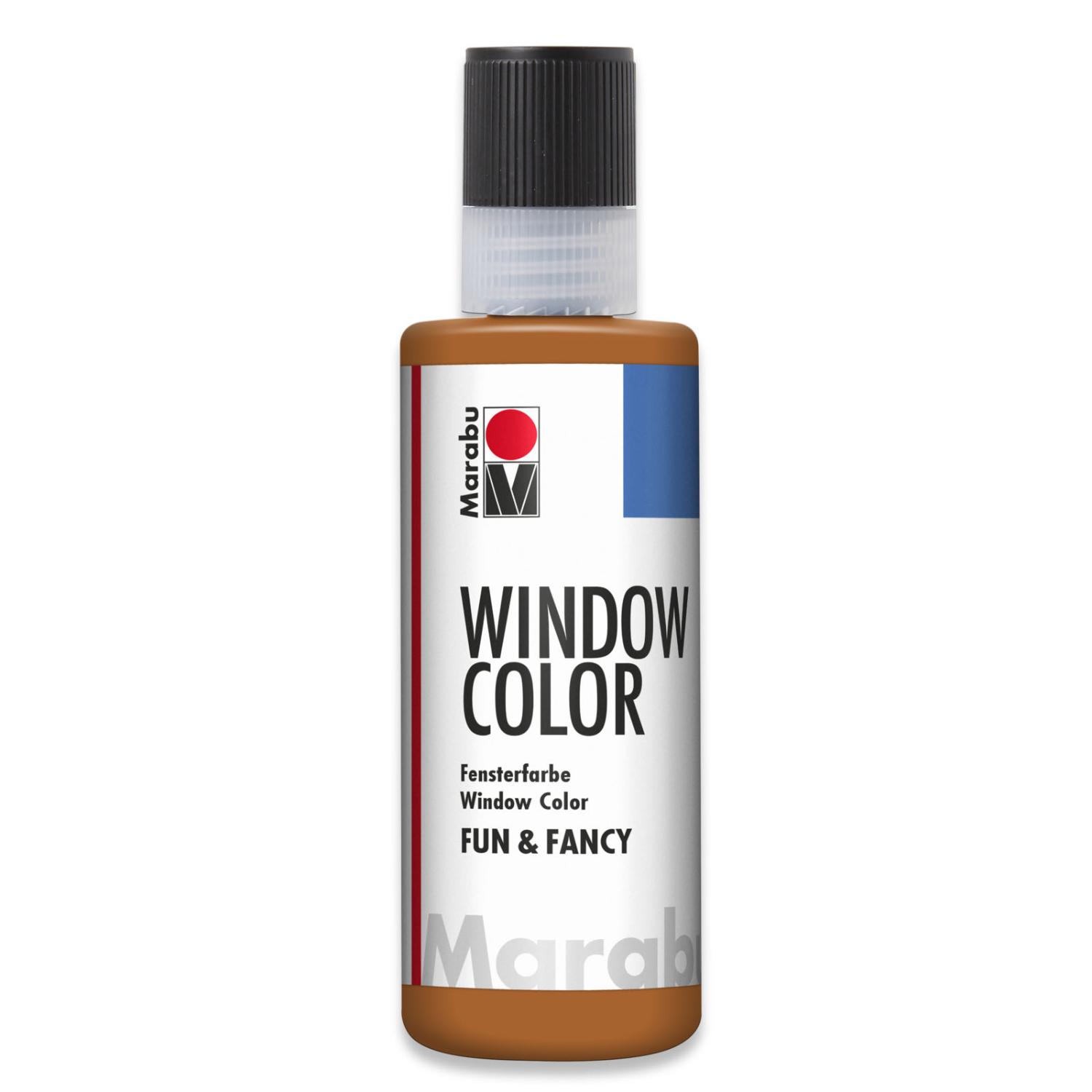 Marabu Window Color "fun & fancy", 80 ml, hellbraun