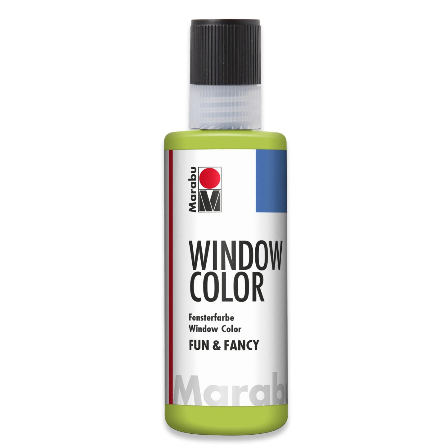 Marabu Window Color fun & fancy, 80 ml, reseda (gelbgrn)