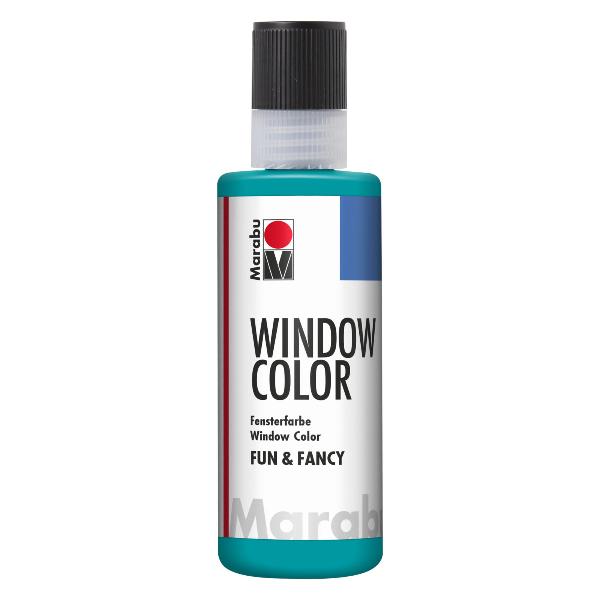 Marabu Window Color "fun & fancy", 80 ml, t�rkisblau