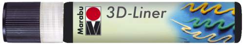 Marabu Relieffarbe "3D-Liner", 3D-schwarz, 25 ml