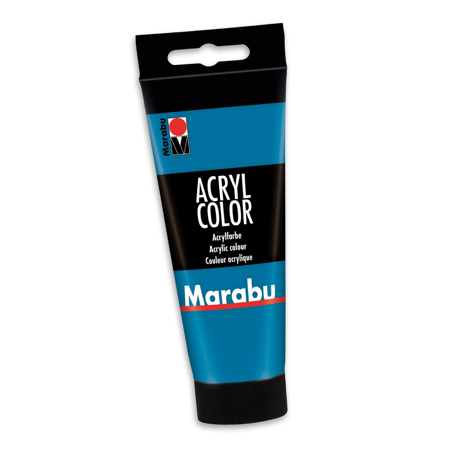 Marabu Acrylfarbe Acryl Color, 100 ml, cyanblau 056