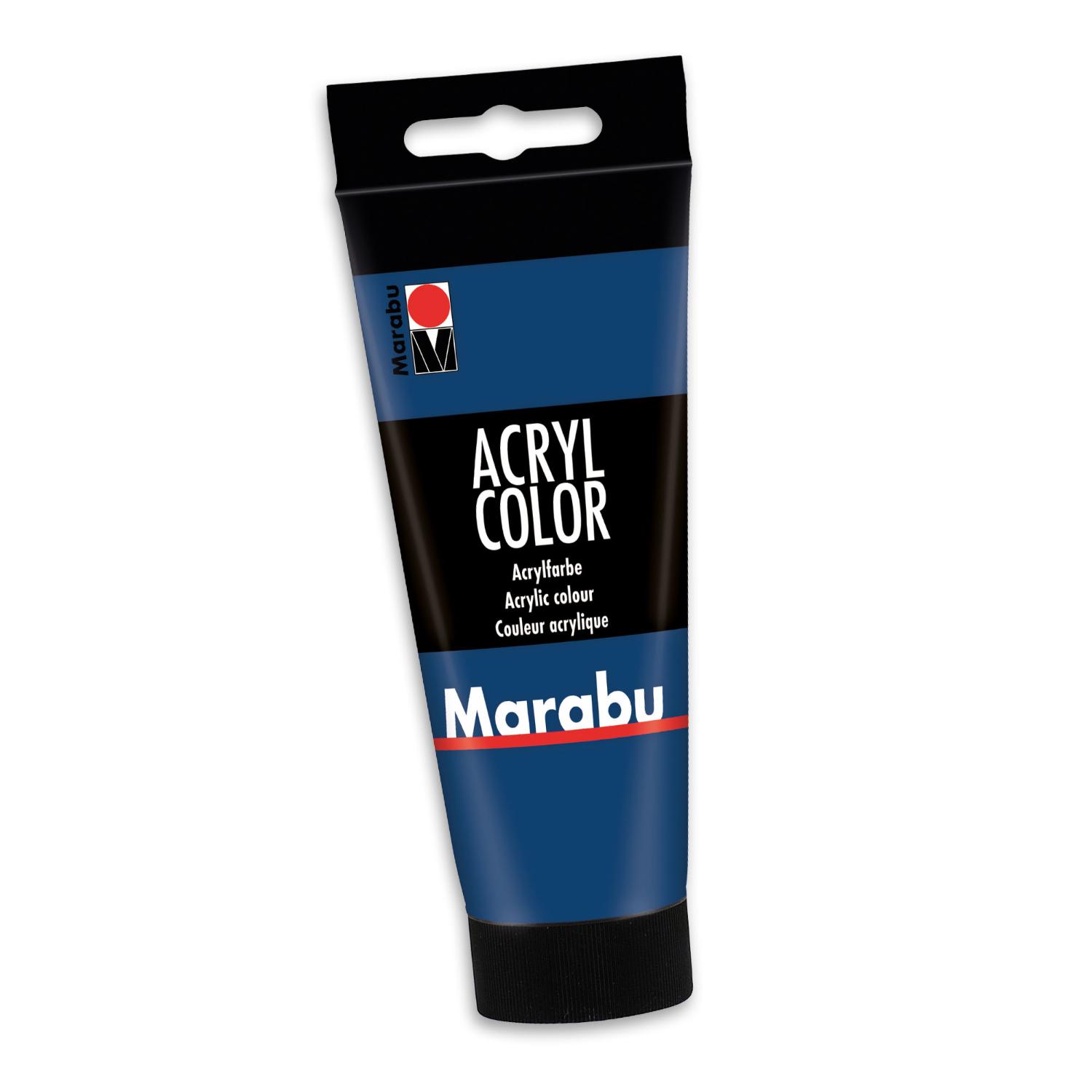 Marabu Acrylfarbe Acryl Color, 100 ml, dunkelblau 053