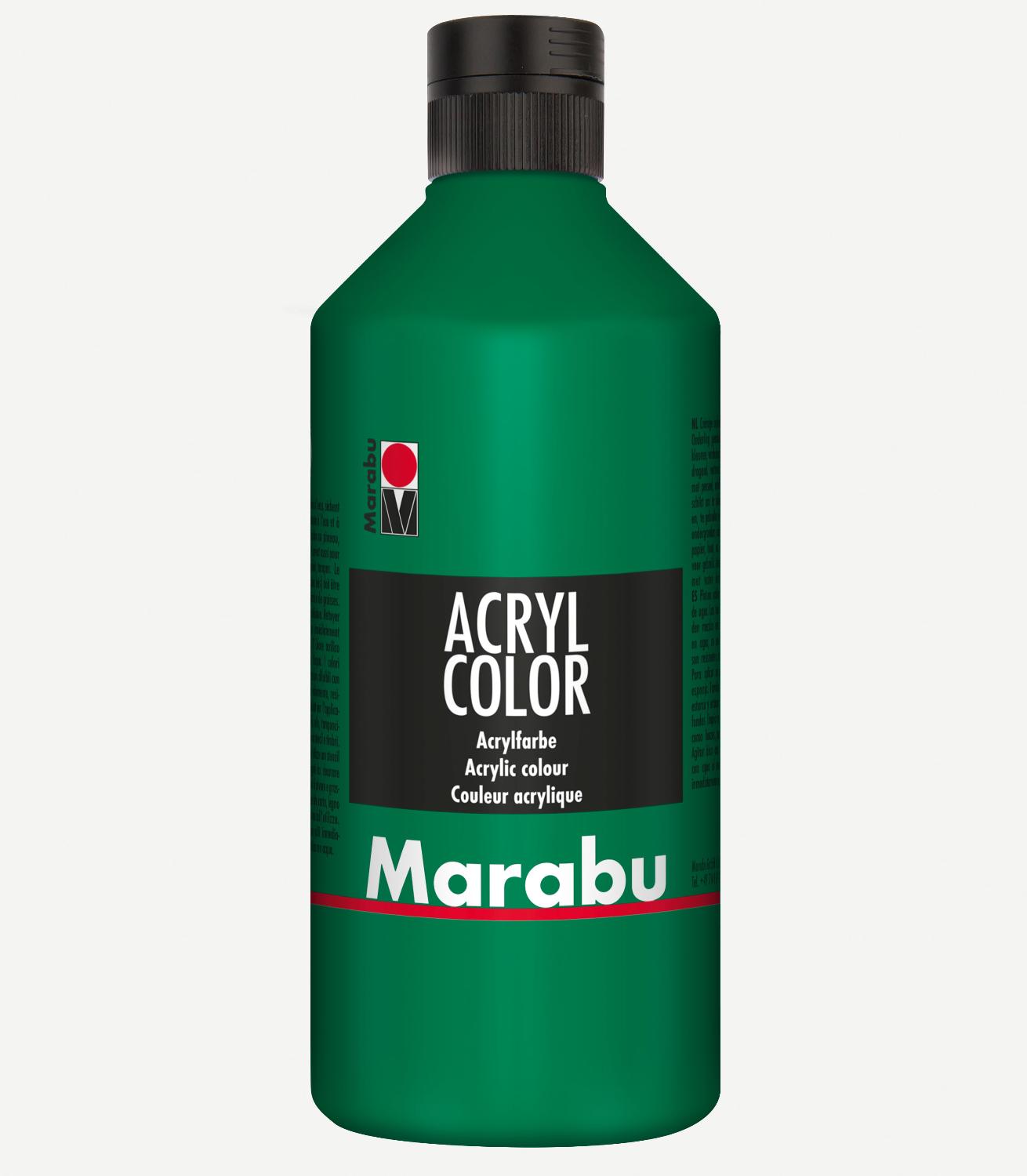 Marabu Acrylfarbe Acryl Color, 500 ml, saftgrn 067
