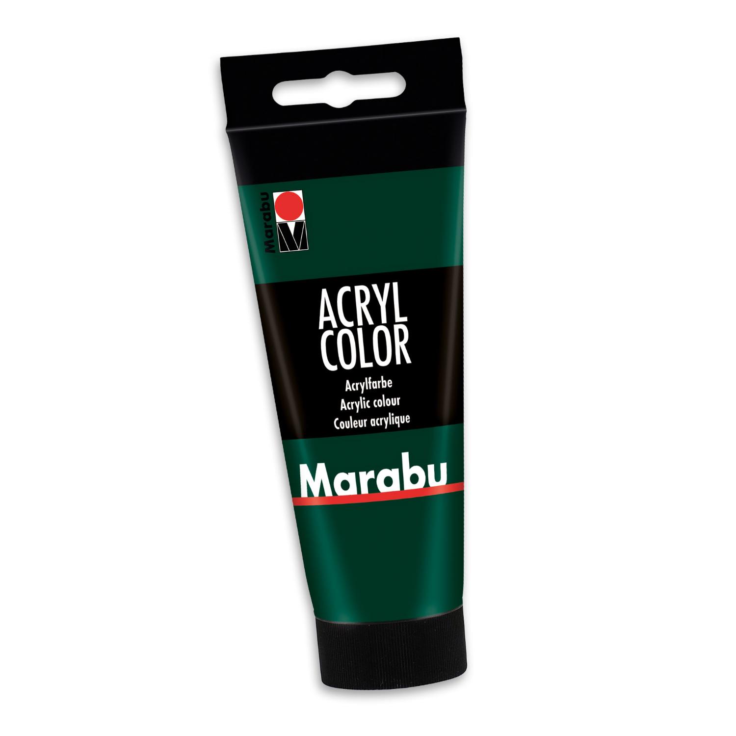 Marabu Acrylfarbe Acryl Color, 100 ml, tannengr�n 075