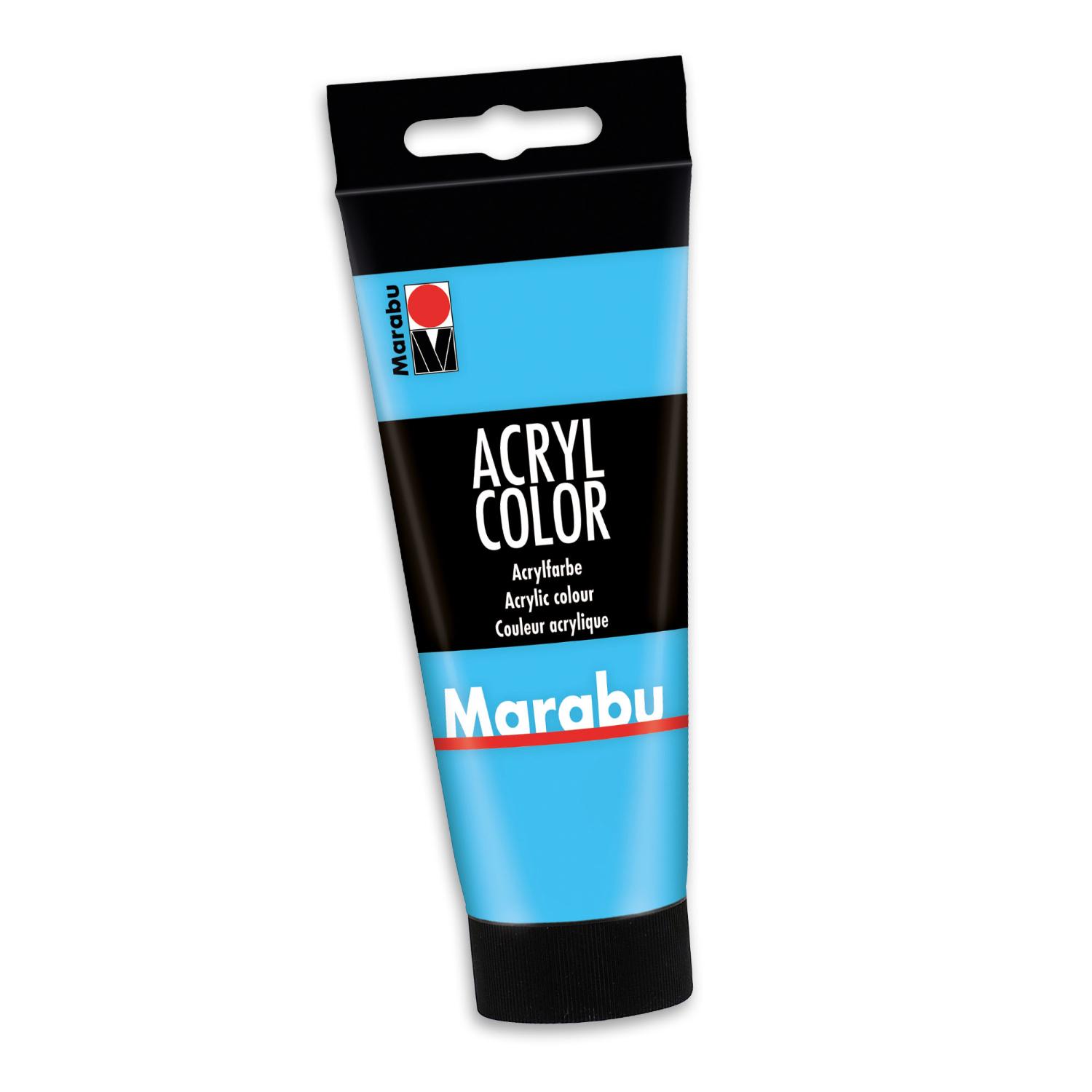 Marabu Acrylfarbe Acryl Color, 100 ml, hellblau 090