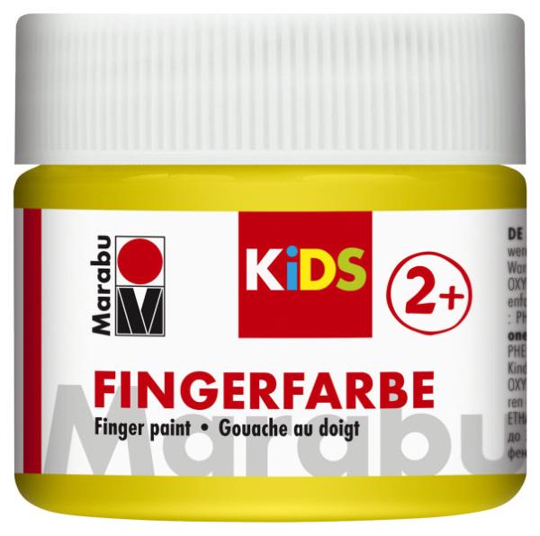 Fingerfarbe Marabu KiDS Gelb 100ml in Dose pastose Farbe...