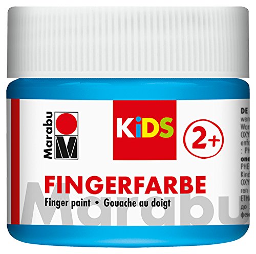 Marabu KiDS Fingerfarbe, 100 ml, hellblau 090