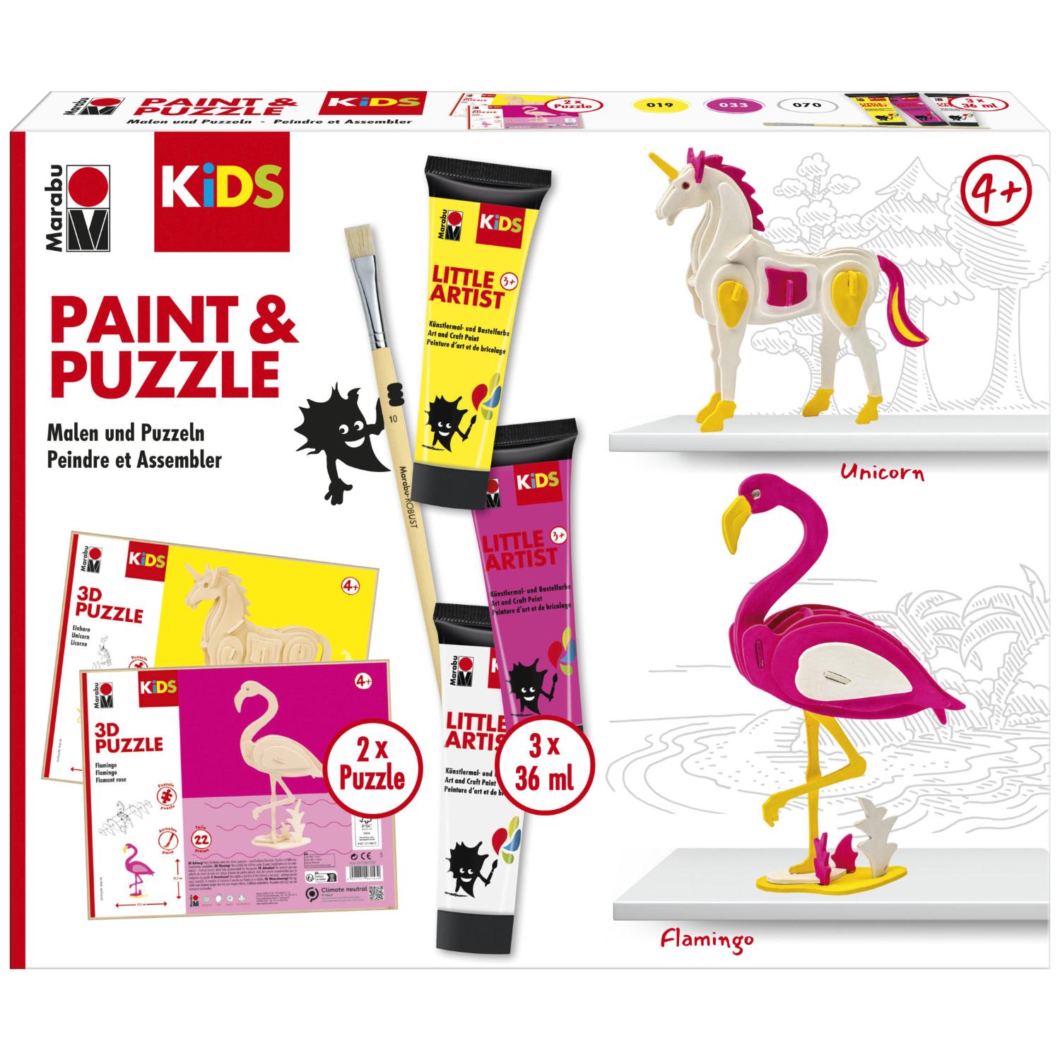 Marabu KiDS Little Artist Set Flamingo & Einhorn