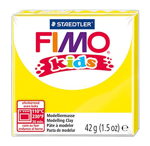 FIMO kids Modelliermasse, ofenh�rtend, gelb, 42 g