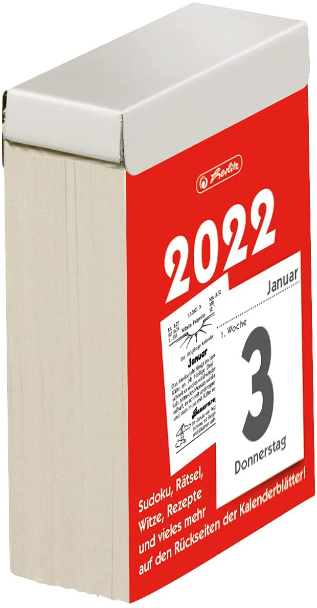 herlitz Tages-Abreikalender Nr.3, 2022