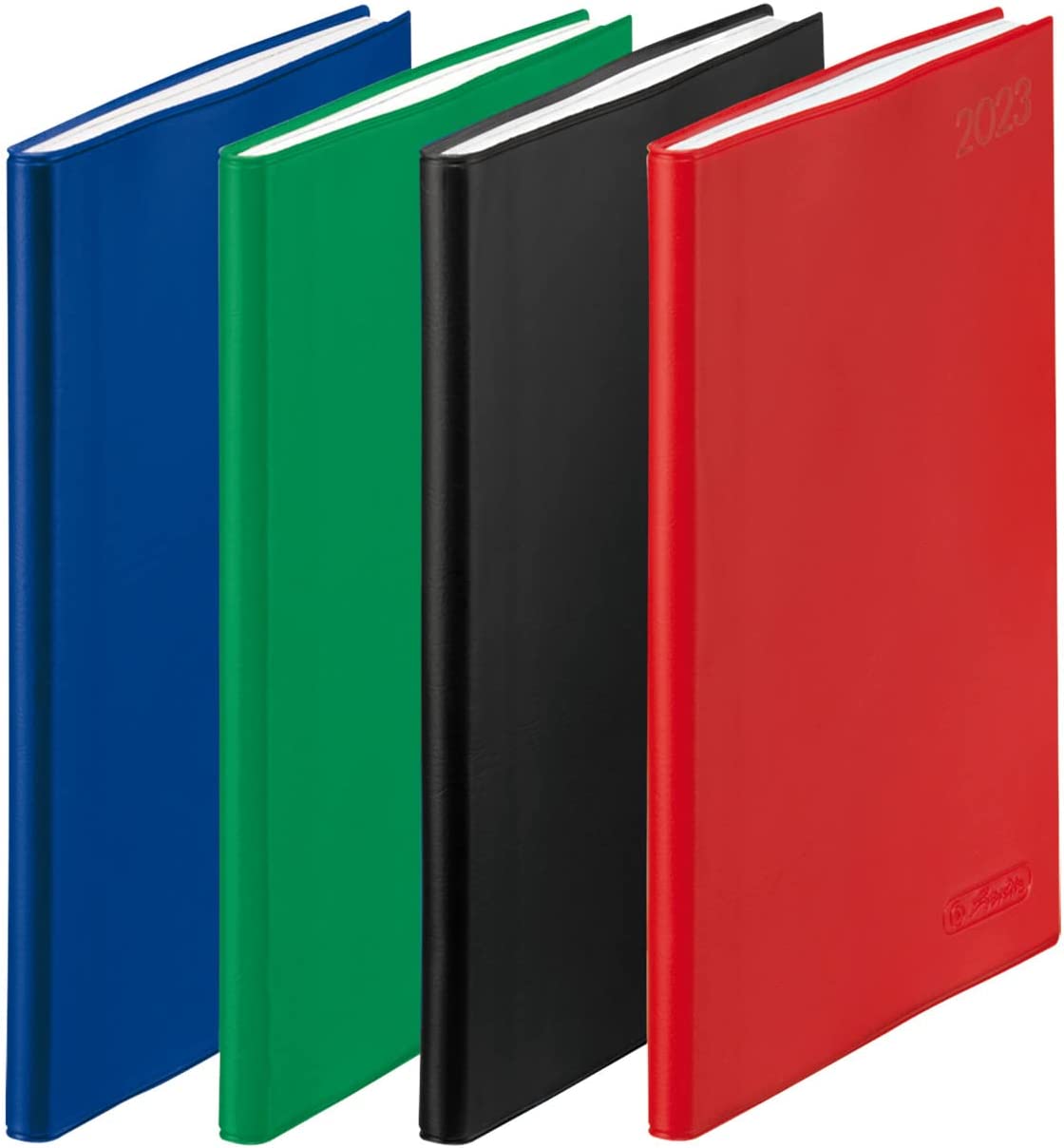 herlitz Taschenkalender Folie 2023, farbig sortiert, A6