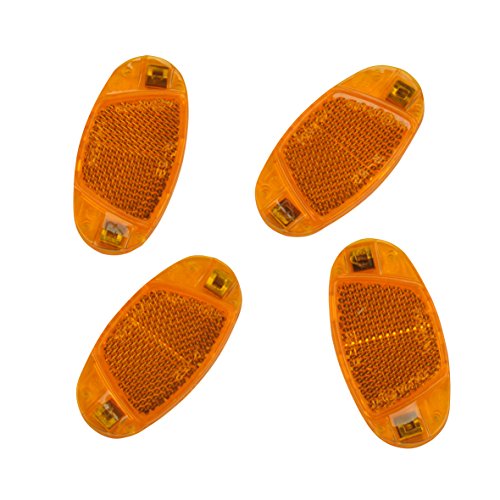 FISCHER Fahrrad-Speichenreflektoren-Set, orange