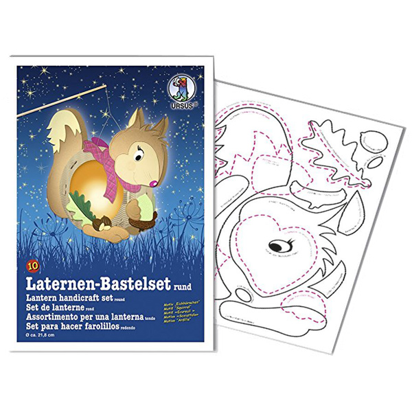 URSUS Laternen-Bastelset "Eichh�rnchen"