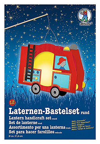 URSUS Laternen-Bastelset "Feuerwehr"