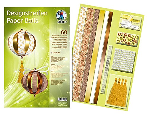 URSUS Designstreifen Paper Balls Ouverture