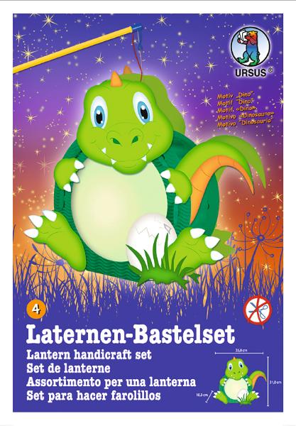 URSUS Laternen-Bastelset Easy Line 4 "Dino"