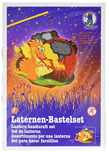 URSUS Laternen-Bastelset Easy Line 9 "Feuerdrache"
