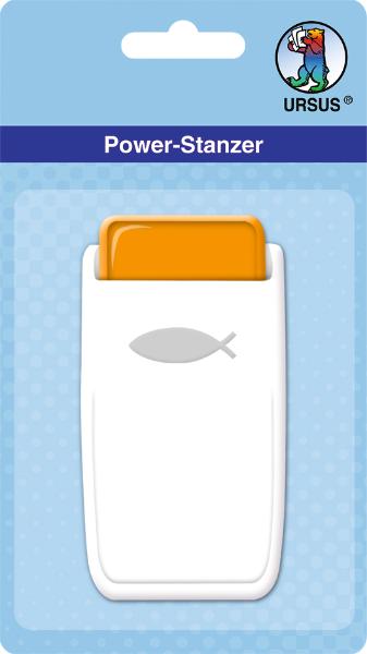 Ursus Power Stanzer mittel wei� orange Kommunion Konfirm...