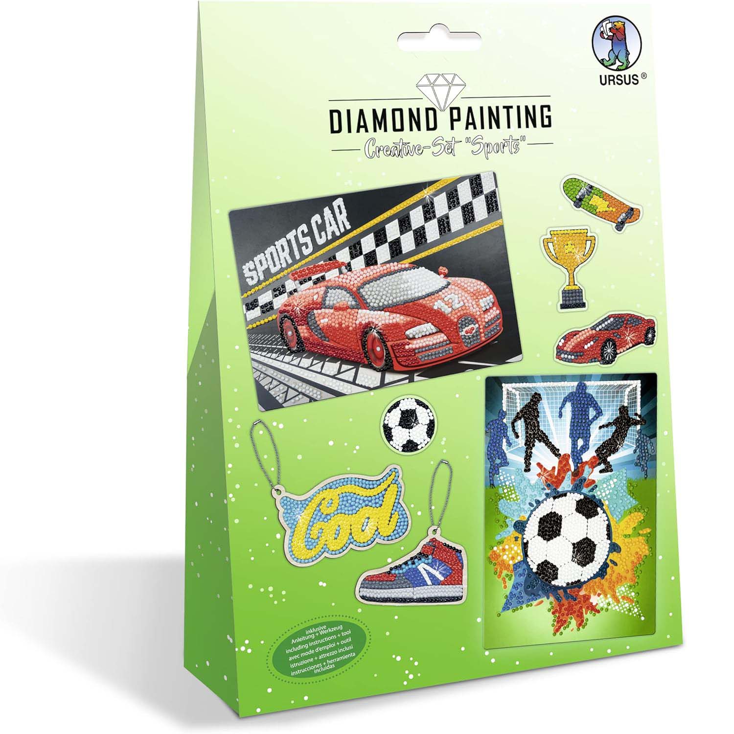 URSUS Diamond Painting CREATIVE Set SPORTS