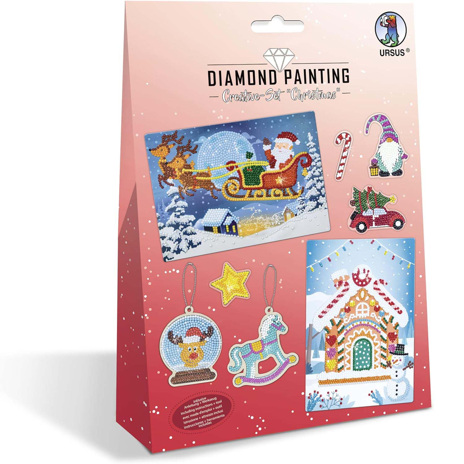 URSUS Diamond Painting CREATIVE Set CHRISTMAS