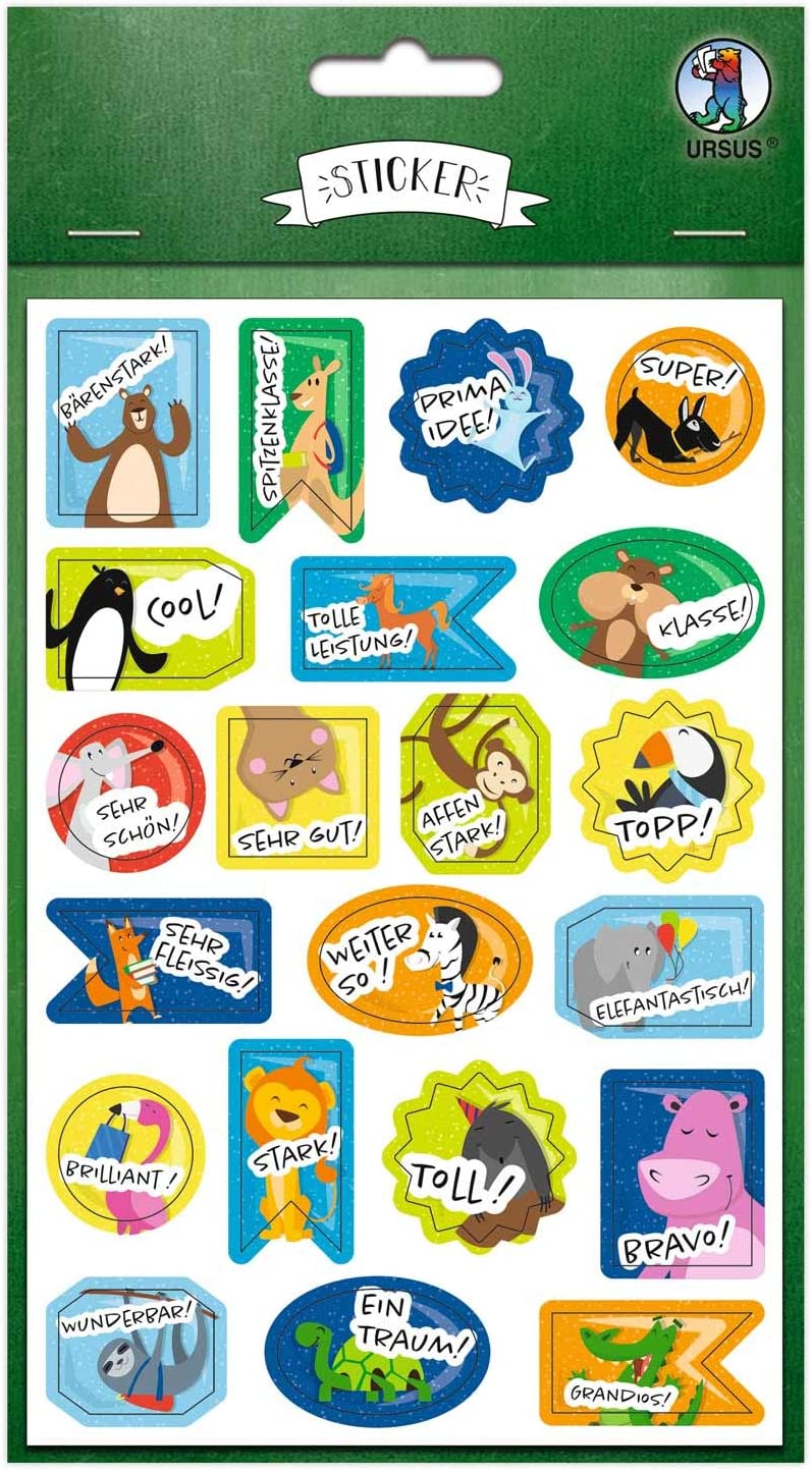 Ursus STICKER "MOTIVATION"96ST 24MOTIVE SORTIERT