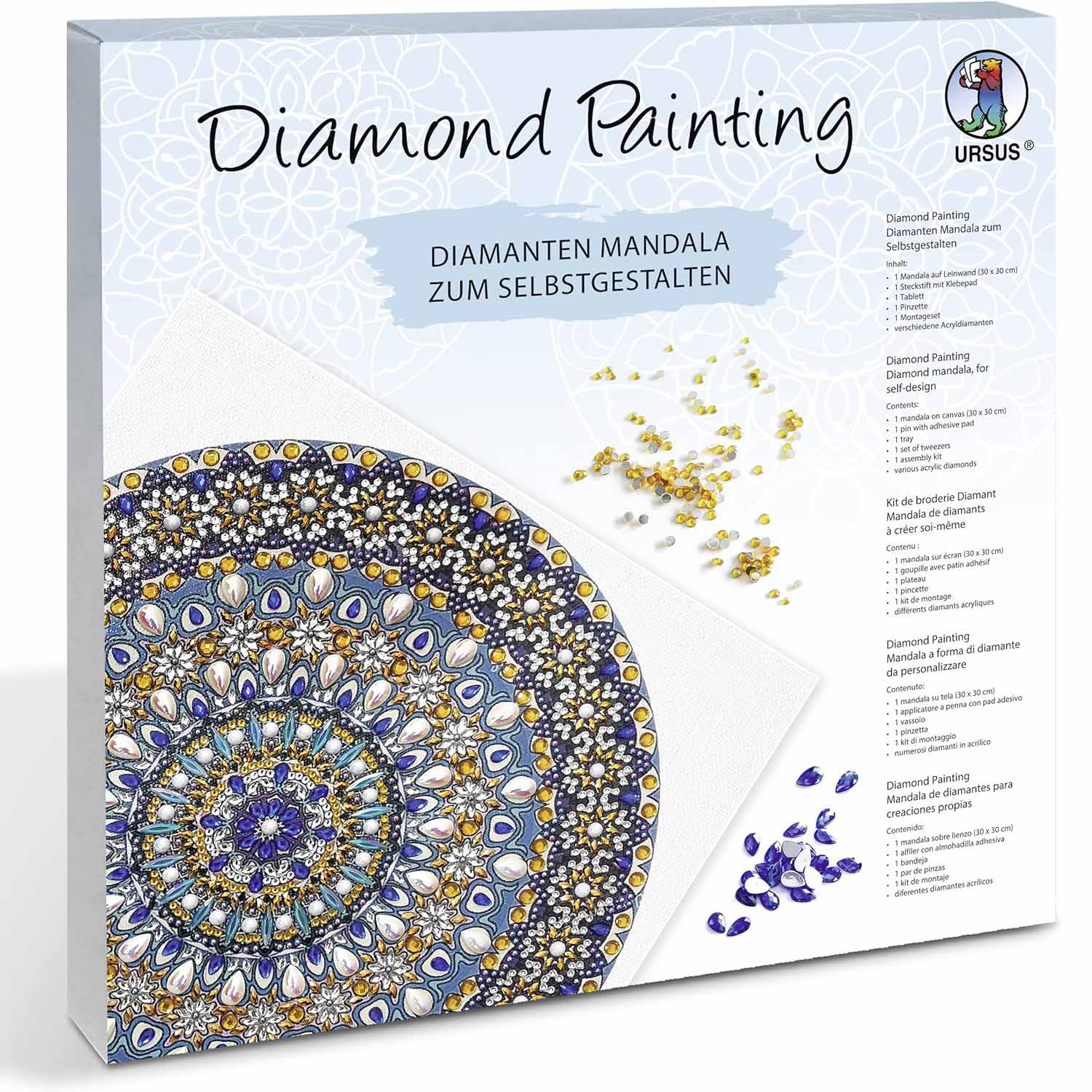 URSUS Diamond Painting MANDALA Set 2