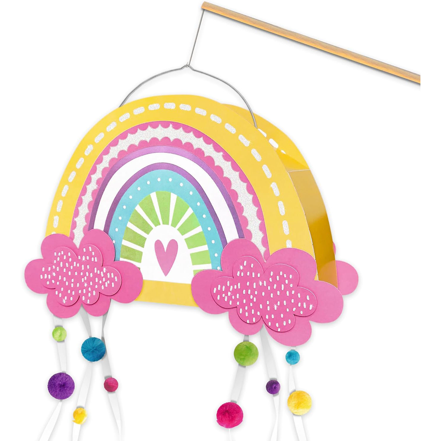 URSUS Laternen-Bastelset "Cute Rainbow" sch�ner Regenbogen
