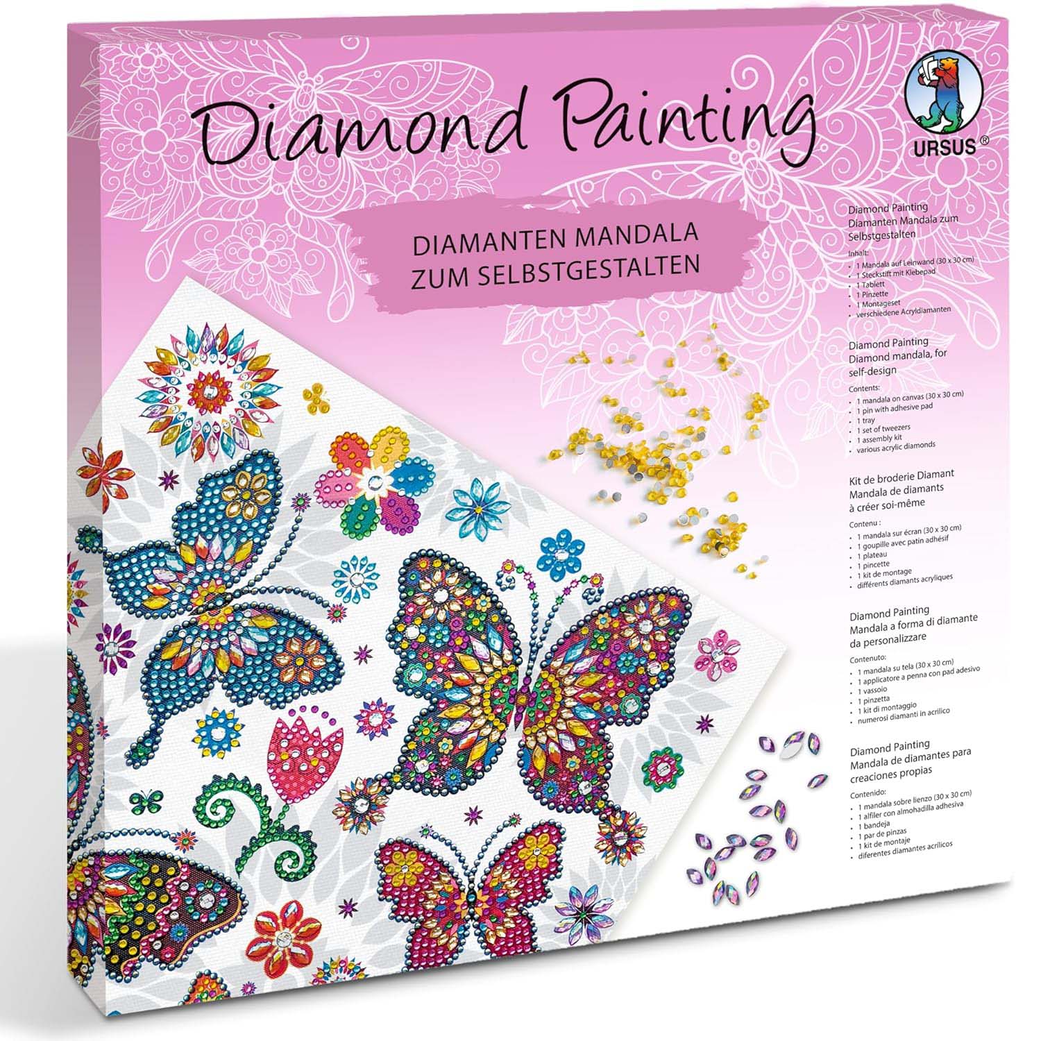 URSUS Diamond Painting MANDALA Set 9