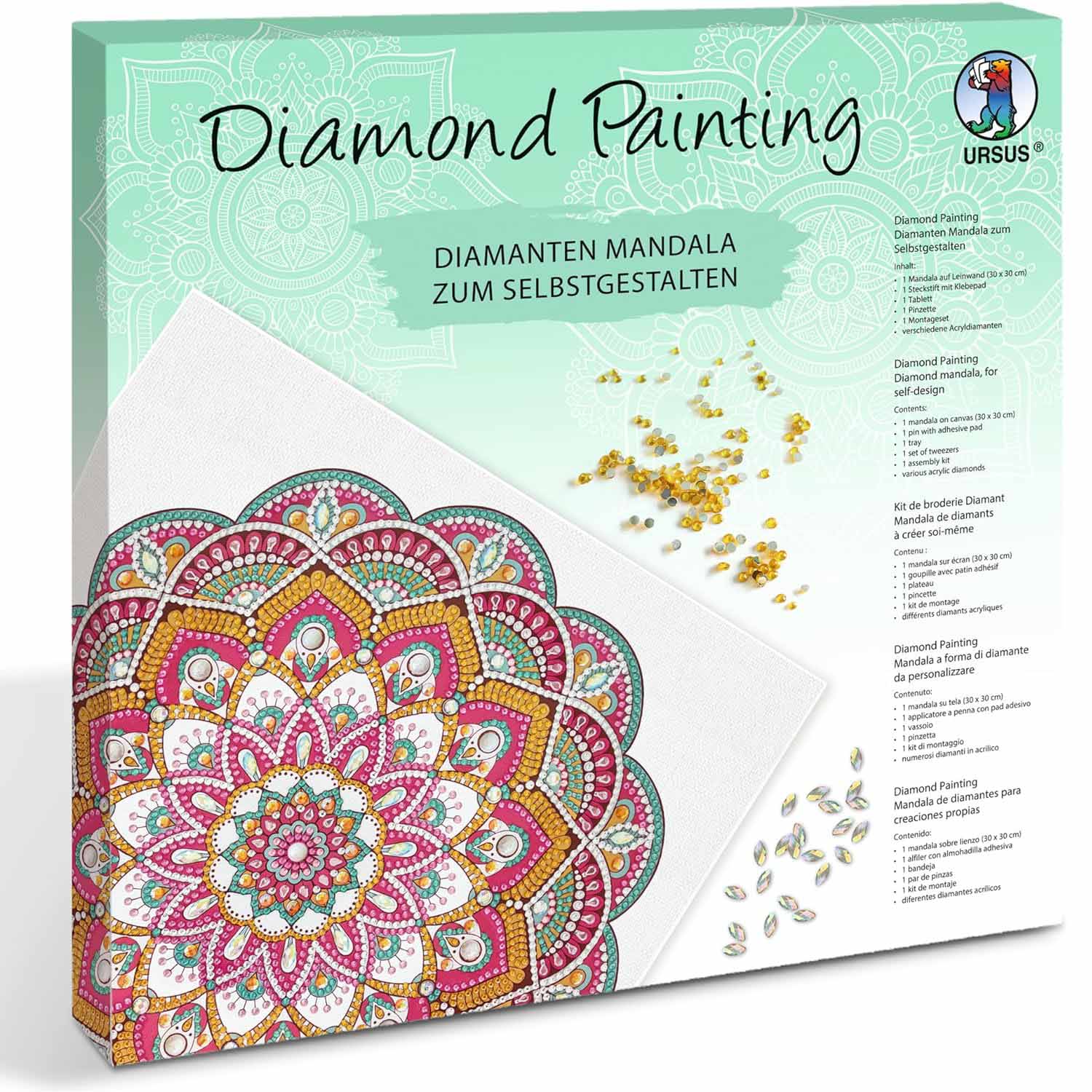 URSUS Diamond Painting MANDALA Set 11