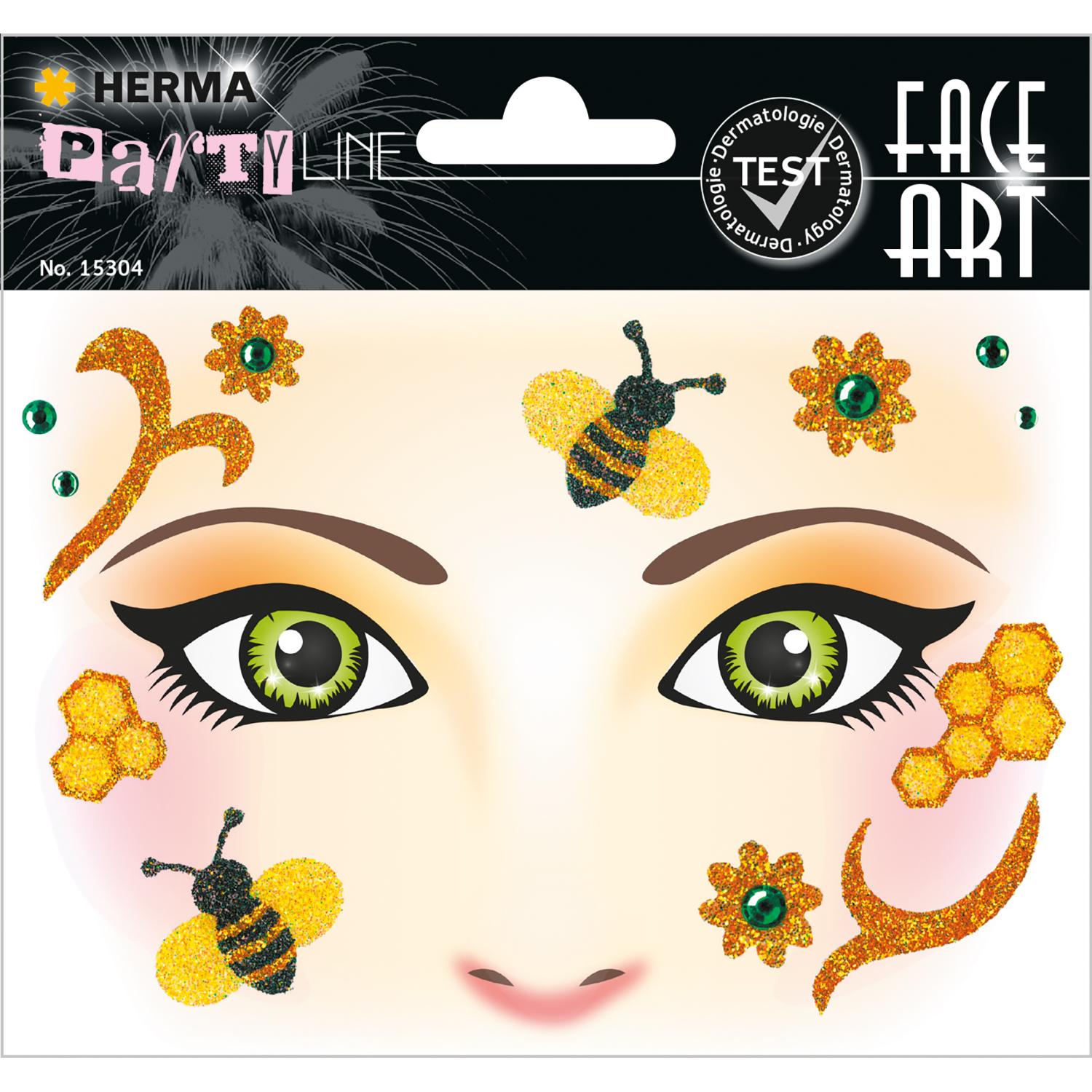 HERMA Face Art Sticker Gesichter "Honey Bee"