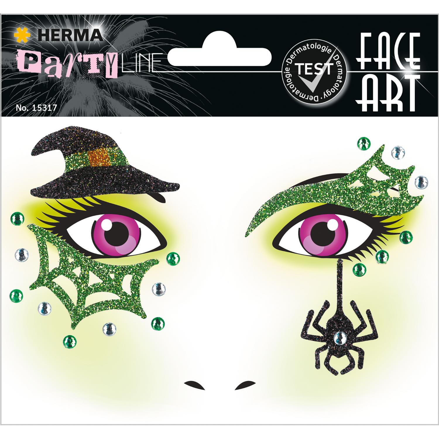 HERMA Face Art Sticker Gesichter "Hexe"