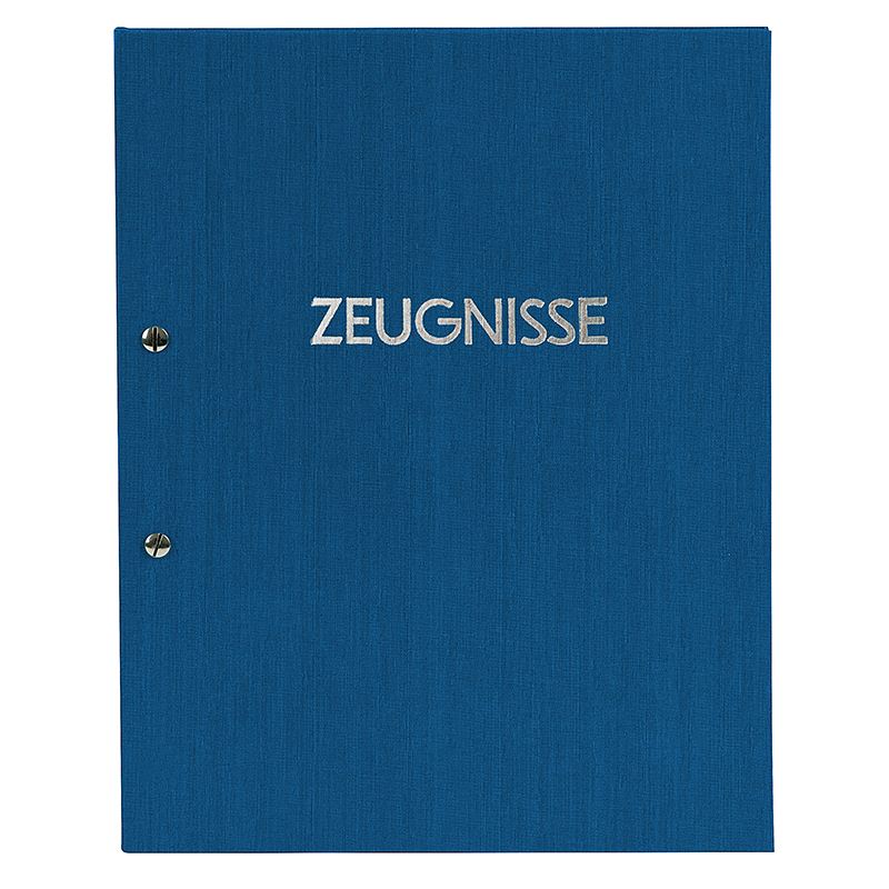 goldbuch Zeugnismappe Colours, 310 x 240 mm, blau