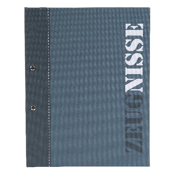 GOLDBUCH Zeugnismappe A4 2-colored blau