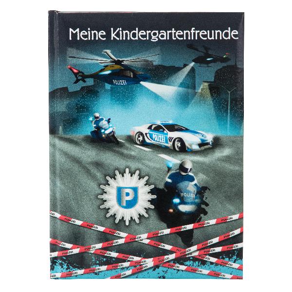 Goldbuch Freundebuch Kindergarten A5 Polizei