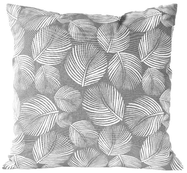 Nielsen Kissenbezug Leaves 45x45 grau/wei�, Alloy ...