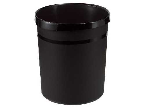 HAN Papierkorb GRIP, 18 Liter, rund, schwarz