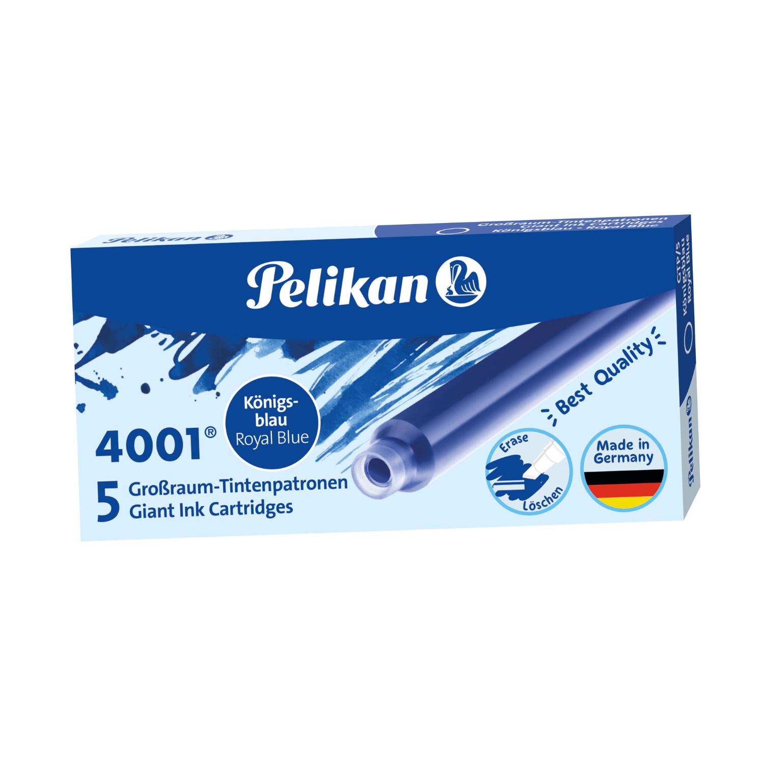 Pelikan Gro�raum-Tintenpatronen 4001 GTP/5, k�nigsblau